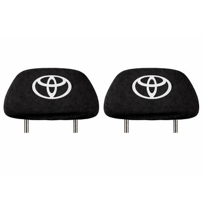 Set 2 huse tetiere negre, pentru gama auto TOYOTA