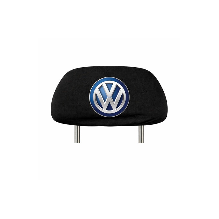 Set 2 huse tetiere negre, pentru gama auto VOLKSWAGEN