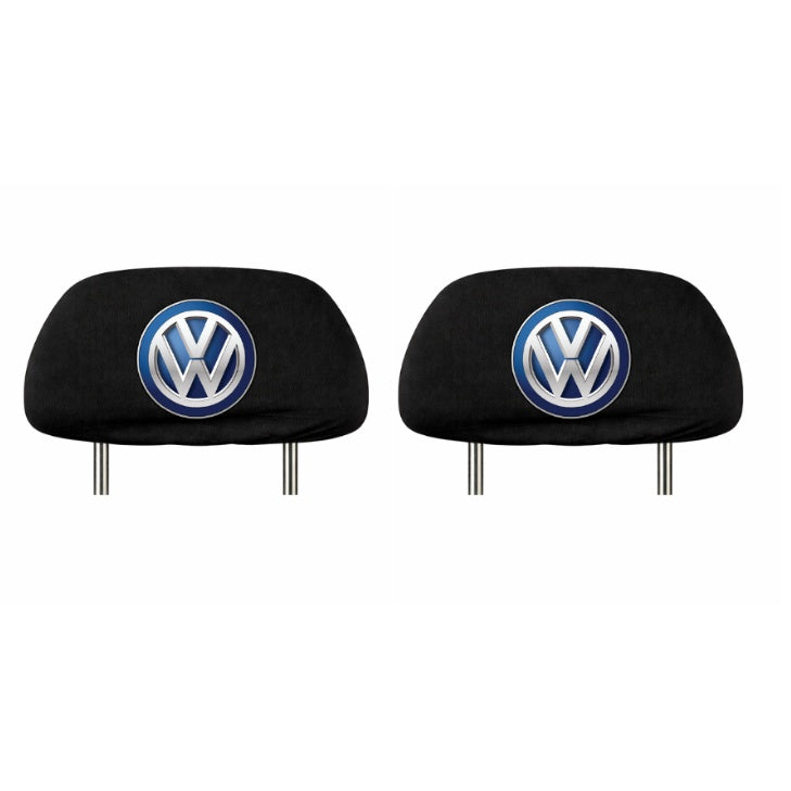 Set 2 huse tetiere negre, pentru gama auto VOLKSWAGEN