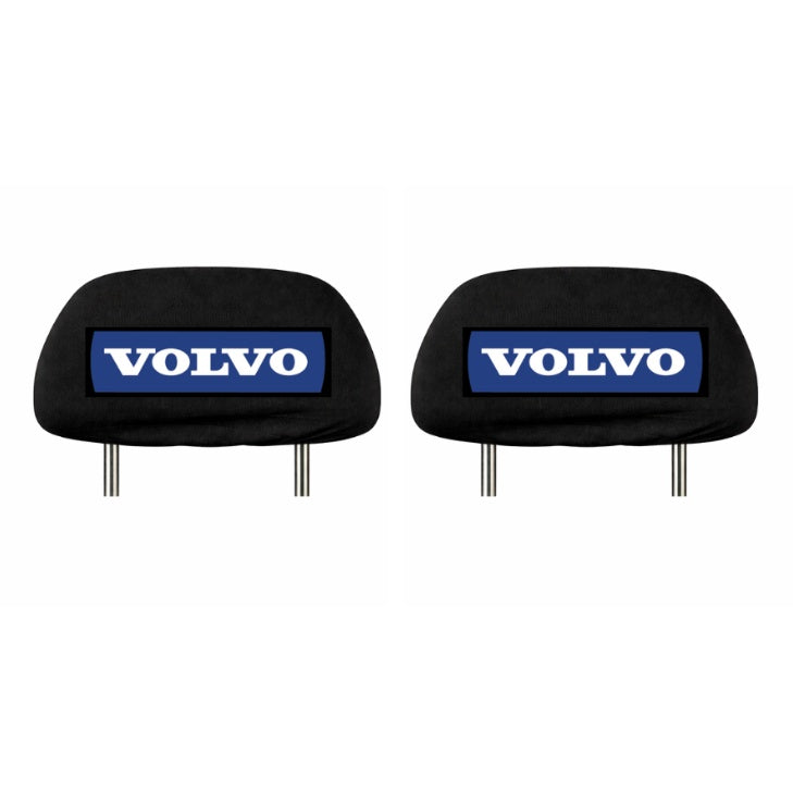 Set 2 huse tetiere negre, pentru gama auto VOLVO