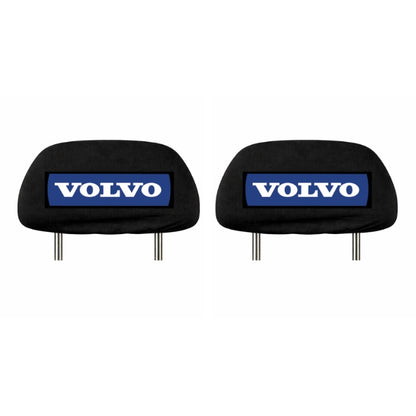 Set 2 huse tetiere negre, pentru gama auto VOLVO