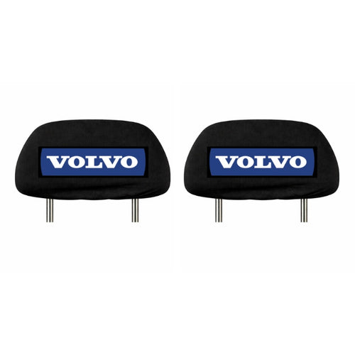 Set 2 huse tetiere negre, pentru gama auto VOLVO