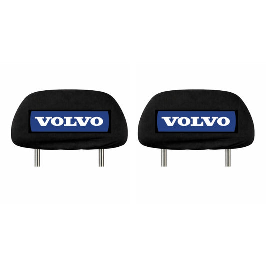 Set 2 huse tetiere negre, pentru gama auto VOLVO