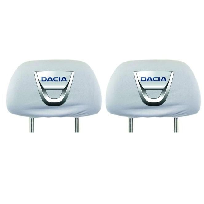 Set 2 huse tetiere , pentru gama auto Dacia