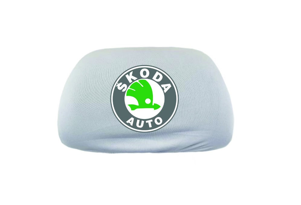 Set 2 huse tetiere , pentru gama auto Skoda