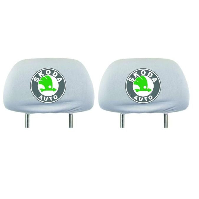 Set 2 huse tetiere , pentru gama auto Skoda