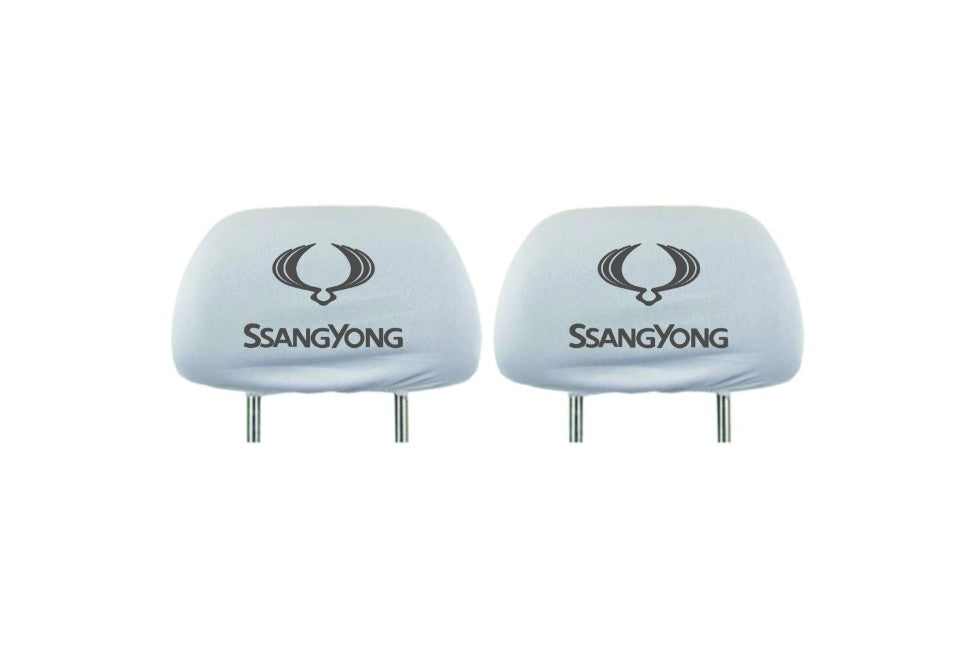 Set 2 huse tetiere , pentru gama auto SsangYong