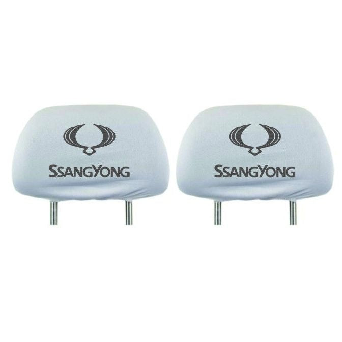 Set 2 huse tetiere , pentru gama auto SsangYong