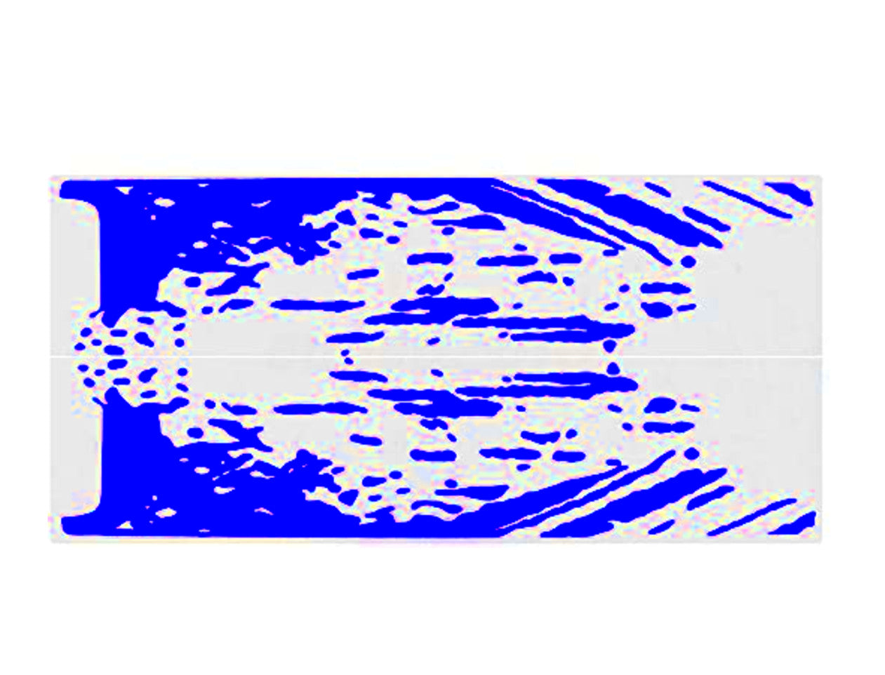 Set 2 stickere auto "Splash Kit Racing", albastru