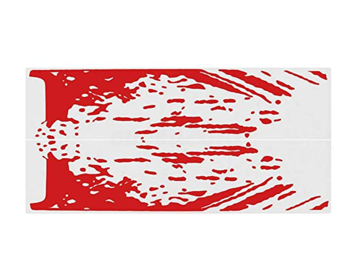 Set 2 stickere auto "Splash Kit Racing", rosu