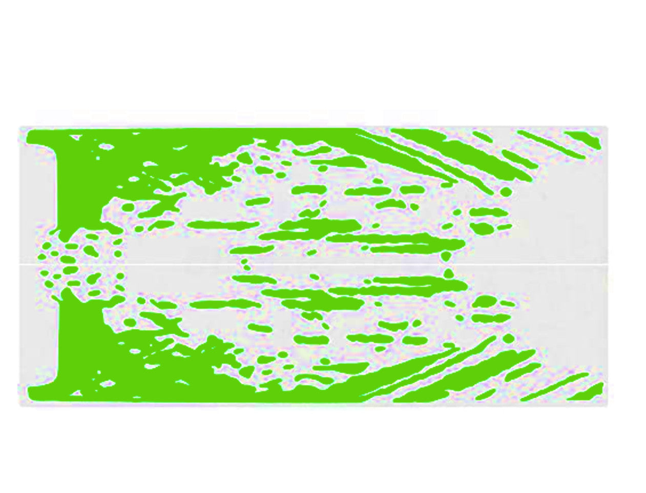 Set 2 stickere auto "Splash Kit Racing", verde