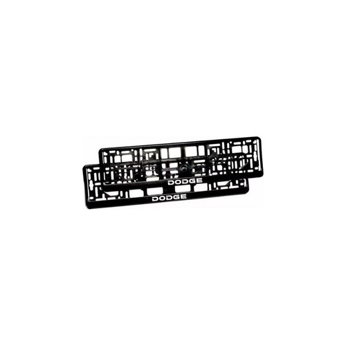 Set 2 bucati, suport numar inmatriculare personalizat-DODGE