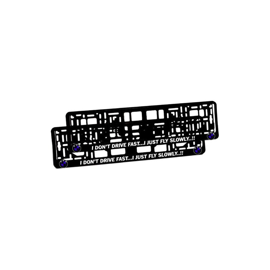 Set 2 bucati, suport numar inmatriculare personalizat Drive BMW