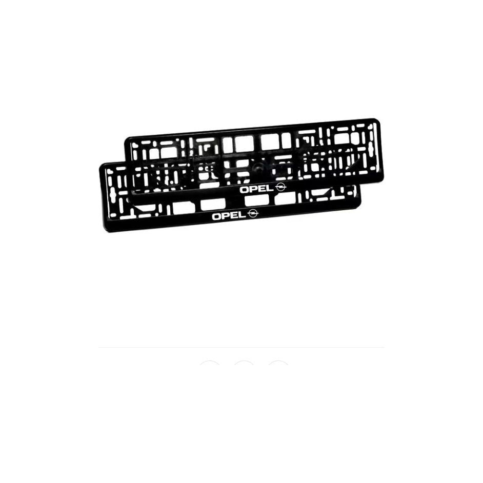 Set 2 suporturi numar inmatriculare personalizat-Opel
