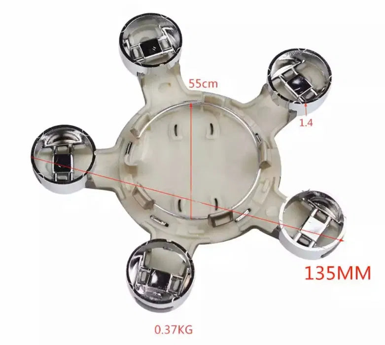 Capac jantă aliaj Volkswagen VW 135mm, pentru jantă Audi 4F0601165N