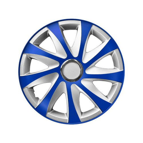 SET 4 CAPACE DRIFT EXTRA BLUE/SILVER R15