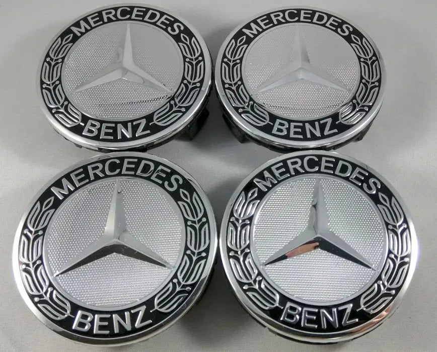 set 4 Capace jante aliaj Mercedes Benz 75mm crom A1714000025