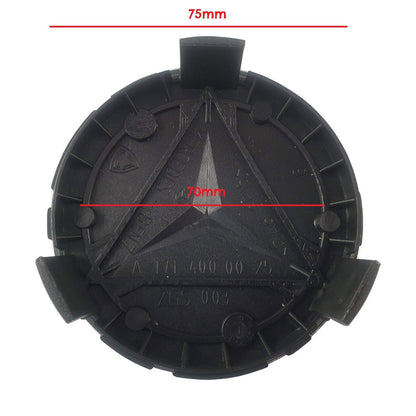 set 4 Capace jante aliaj Mercedes Benz 75mm crom A1714000025