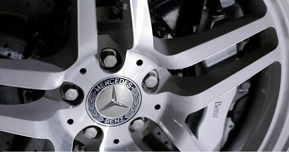 set 4 Capace jante aliaj Mercedes Benz 75mm crom A1714000025