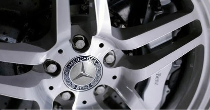 set 4 Capace jante aliaj Mercedes Benz 75mm crom A1714000025