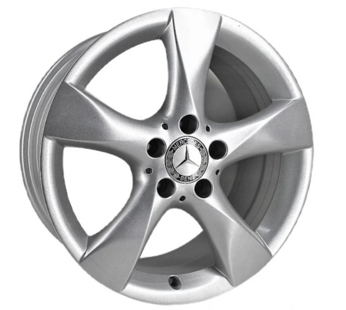 set 4 Capace jante aliaj Mercedes Benz 75mm crom A1714000025