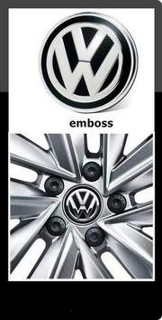 Set 4 Capace jante aliaj Volkswagen VW 56mm