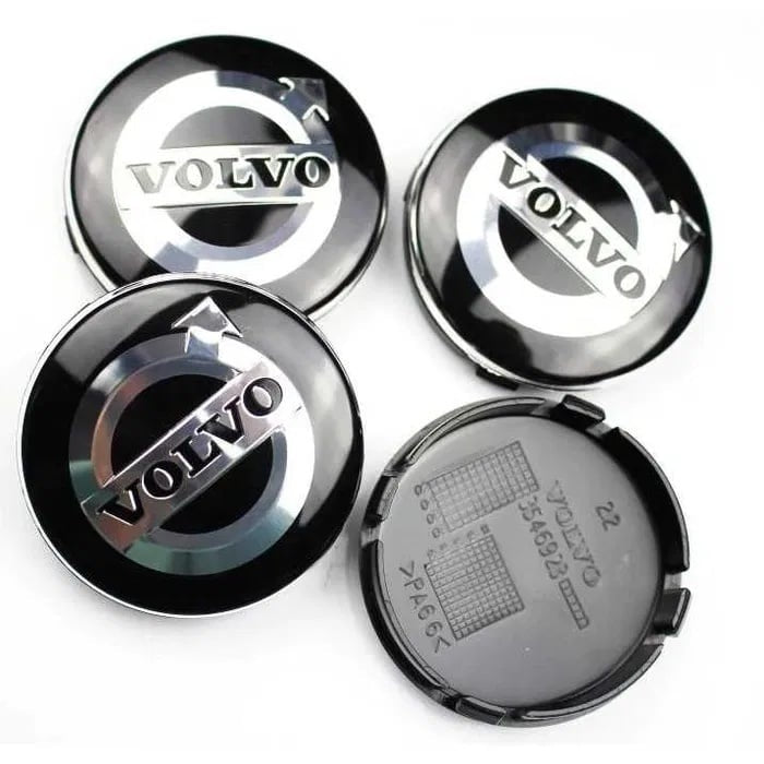 4 darabos VOLVO 64 mm-es könnyűfém keréktárcsa-szett ORIGINAL könnyűfém keréktárcsákhoz