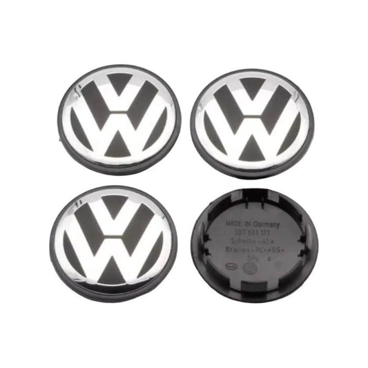 Комплект 4 броя капачки за алуминиеви джанти Volkswagen 65 мм вътрешен, 75 мм външен