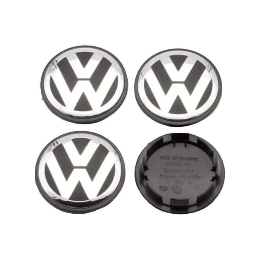 Set 4 Capace Jante Aliaj Volkswagen Exterior: 58mm interior cu 70mm exterior