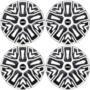 Set 4 Capace Roti 14 `` Best Alb-Negru, Compatibile Cu Dacia Nou