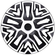 Set 4 Capace Roti 14 `` Best Alb-Negru, Compatibile Cu Dacia