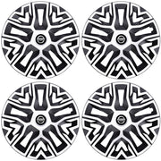 Set 4 Capace Roti 14 `` Best Alb-Negru, Compatibile Cu Nissan
