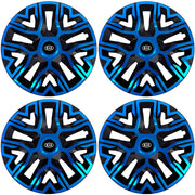 Set 4 Capace Roti 14 `` Best Albastru-Negru, Compatibile Cu Kia