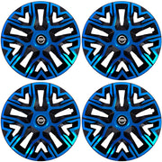 Set 4 Capace Roti 14 `` Best Albastru-Negru, Compatibile Cu Nissan