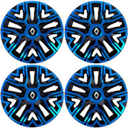 Set 4 Capace Roti 14 `` Best Albastru-Negru, Compatibile Cu Renault