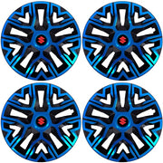 Set 4 Capace Roti 14 `` Best Albastru-Negru, Compatibile Cu Suzuki