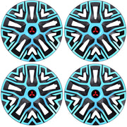 Set 4 Capace Roti 14 `` Best Azur-Negru, Compatibile Cu Mitshubisi