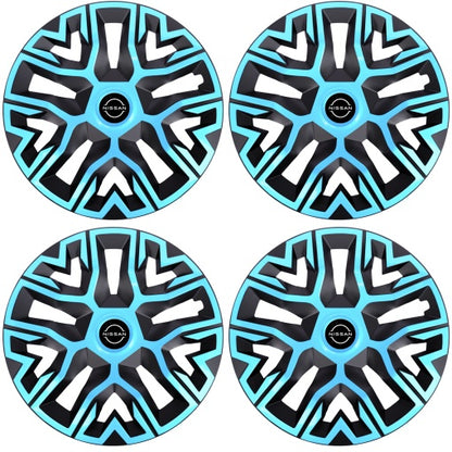Set 4 Capace Roti 14 " Best Azur-Negru, Compatibile Cu Nissan Nou