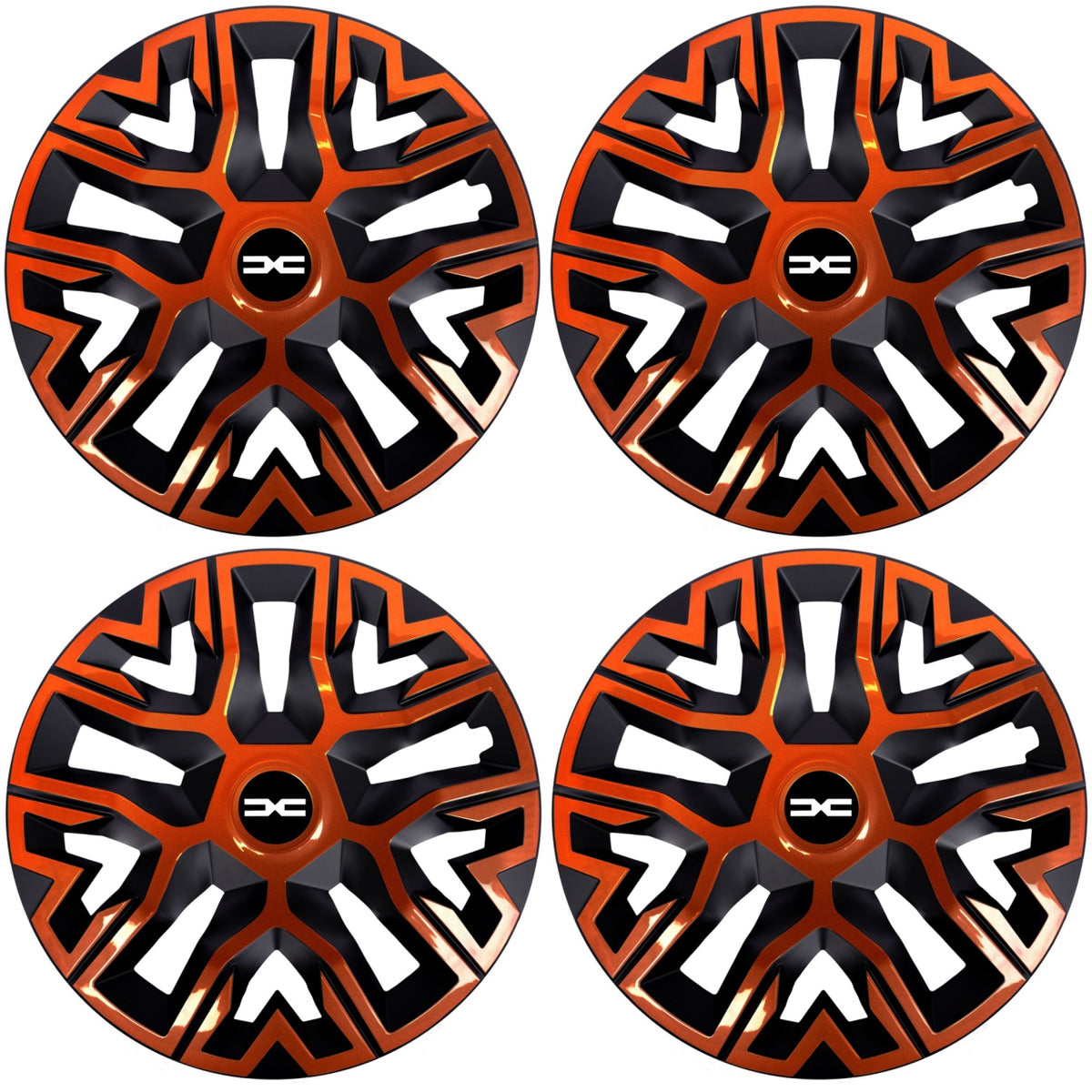 Set 4 Capace Roti 14 `` Best Cupru-Negru, Compatibile Cu Dacia Nou