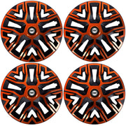 Set 4 Capace Roti 14 inchi (R14) Best Cupru-Negru, Compatibile Cu Fiat