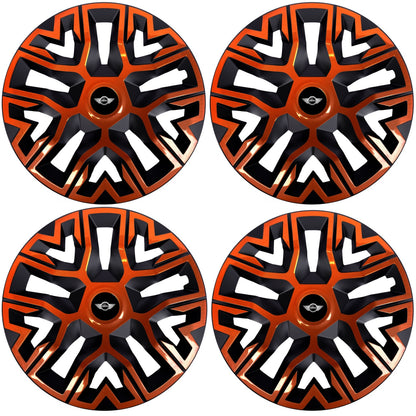 Set 4 Capace Roti 14 " Best Cupru-Negru, Compatibile Cu Mini