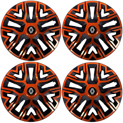 Set 4 Capace Roti 14 `` Best Cupru-Negru, Compatibile Cu Renault Nou