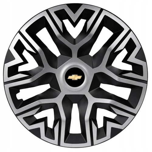Set 4 Capace Roti 14 " Best Gri-Negru, Compatibile Cu Chevrolet
