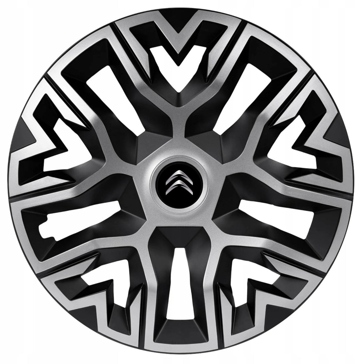 Set 4 Capace Roti 14 " Best Gri-Negru, Compatibile Cu Citroen
