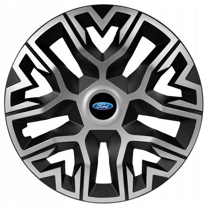 Set 4 Capace Roti 14 " Best Gri-Negru, Compatibile Cu Ford