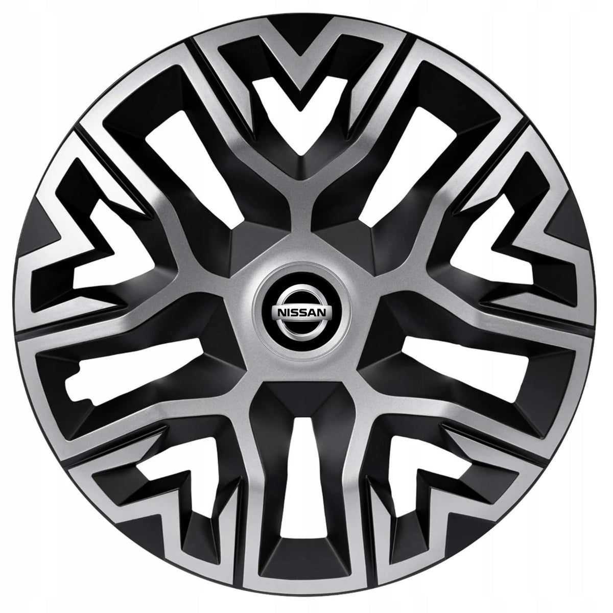 Set 4 Capace Roti 14 " Best Gri-Negru, Compatibile Cu Nissan