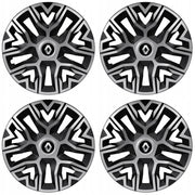 Set 4 Capace Roti 14 `` Best Gri-Negru, Compatibile Cu Renault
