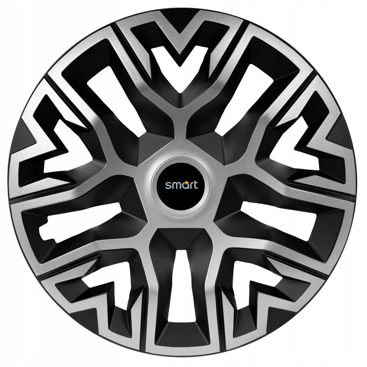 Set 4 Capace Roti 14 " Best Gri-Negru, Compatibile Cu Smart