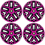 Set 4 Capace Roti 14 `` Best Roz-Negru, Compatibile Cu Alfa Romeo