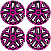 Set 4 Capace Roti 14 `` Best Roz-Negru, Compatibile Cu Kia